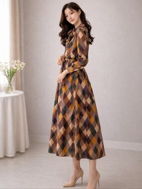 Bluebell | Japanese Lux Silk Skirt Set Print